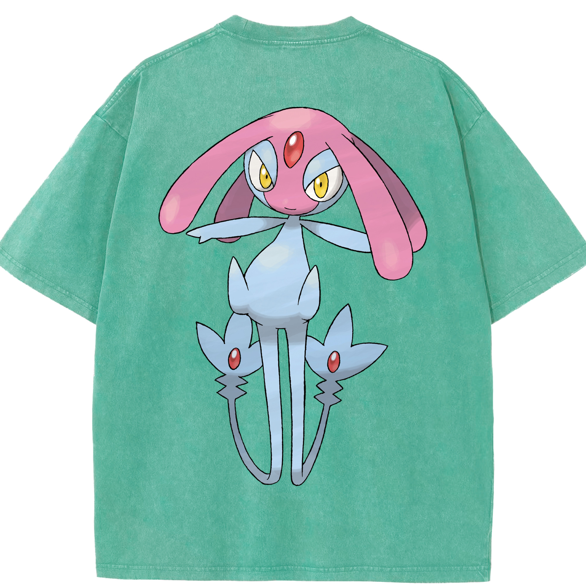 （画像用） ポケットモンスター Pokémon 綿100% ヴィンテージ風 半袖Tシャツ（背面プリント）